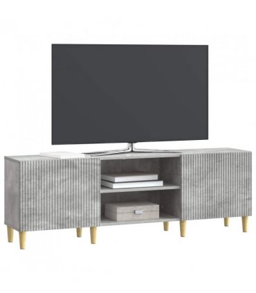 vidaXL TV Cabinet Concrete Grey 150 x 31 x 50 cm Engineered Wood