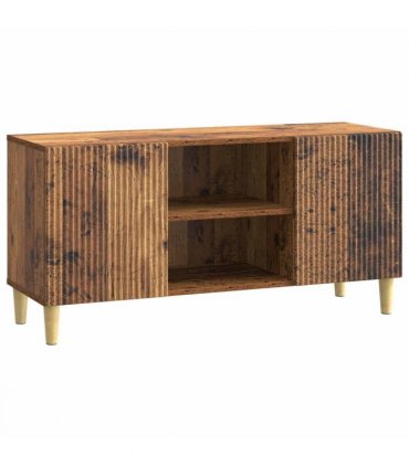 vidaXL TV Cabinet Old Wood 102 x 34.5 x 50 cm Engineered Wood — V0672121096