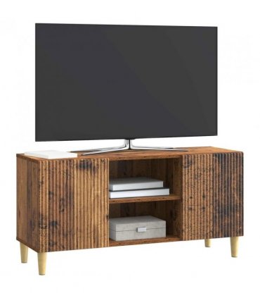 vidaXL TV Cabinet Old Wood 102 x 34.5 x 50 cm Engineered Wood — V0672121096