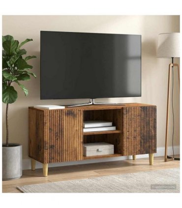 vidaXL TV Cabinet Old Wood 102 x 34.5 x 50 cm Engineered Wood — V0672121096