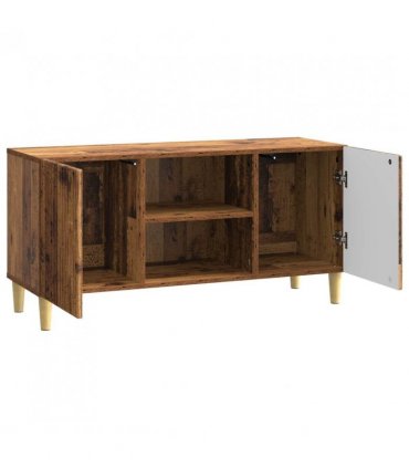 vidaXL TV Cabinet Old Wood 102 x 34.5 x 50 cm Engineered Wood — V0672121096