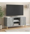 vidaXL TV Cabinet Grey Sonoma 102 x 34.5 x 50 cm Engineered Wood — V0672121099