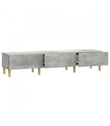 vidaXL TV Cabinet Concrete Grey 147 x 34.5 x 30 cm Engineered Wood