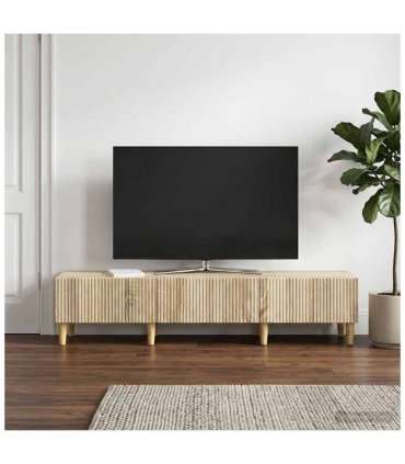 vidaXL TV Cabinet Sonoma Oak 147 x 34.5 x 30 cm Engineered Wood