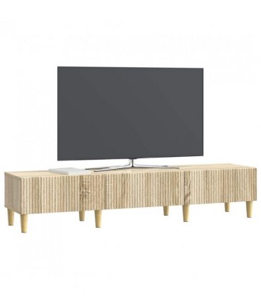 vidaXL TV Cabinet Sonoma Oak 147 x 34.5 x 30 cm Engineered Wood