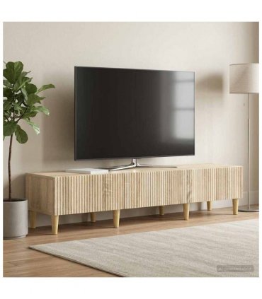 vidaXL TV Cabinet Sonoma Oak 147 x 34.5 x 30 cm Engineered Wood
