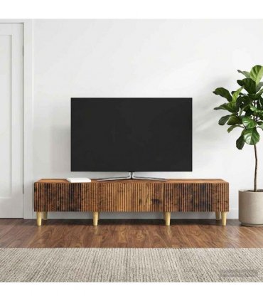 vidaXL TV Cabinet Old Wood 147 x 34.5 x 30 cm Engineered Wood