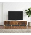vidaXL TV Cabinet Old Wood 147 x 34.5 x 30 cm Engineered Wood