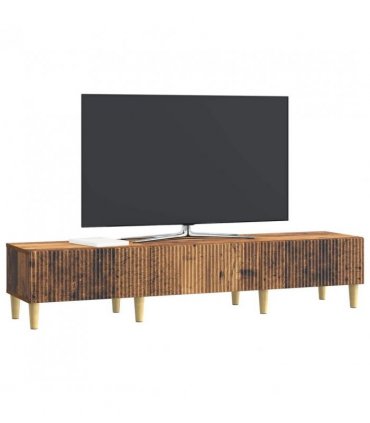 vidaXL TV Cabinet Old Wood 147 x 34.5 x 30 cm Engineered Wood