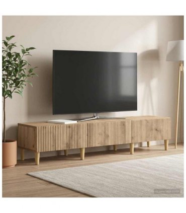 vidaXL TV Cabinet Artisan Oak 147 x 34.5 x 30 cm Engineered Wood