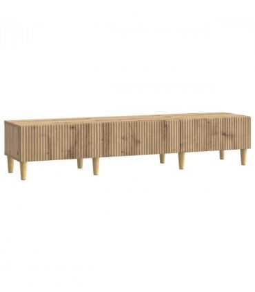 vidaXL TV Cabinet Artisan Oak 147 x 34.5 x 30 cm Engineered Wood