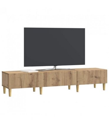 vidaXL TV Cabinet Artisan Oak 147 x 34.5 x 30 cm Engineered Wood