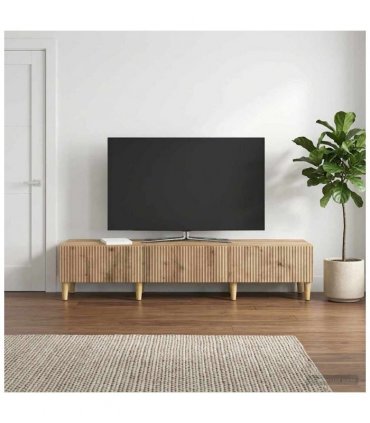 vidaXL TV Cabinet Artisan Oak 147 x 34.5 x 30 cm Engineered Wood