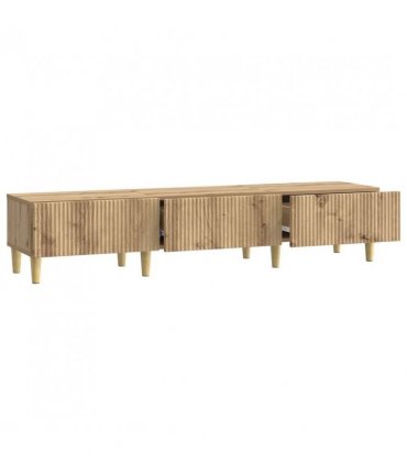 vidaXL TV Cabinet Artisan Oak 147 x 34.5 x 30 cm Engineered Wood