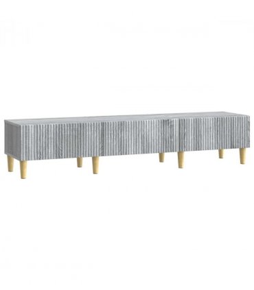 vidaXL TV Cabinet Grey Sonoma 147 x 34.5 x 30 cm Engineered Wood