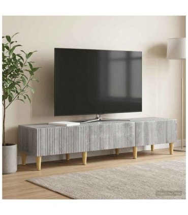 vidaXL TV Cabinet Grey Sonoma 147 x 34.5 x 30 cm Engineered Wood