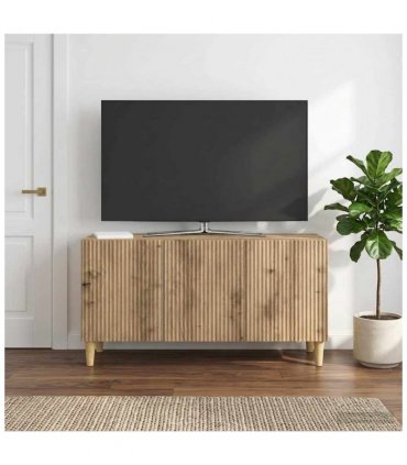 vidaXL TV Cabinet Artisan Oak 99 x 34.5 x 50 cm Engineered Wood
