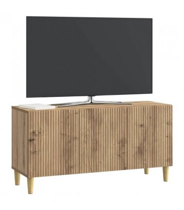 vidaXL TV Cabinet Artisan Oak 99 x 34.5 x 50 cm Engineered Wood