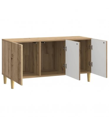 vidaXL TV Cabinet Artisan Oak 99 x 34.5 x 50 cm Engineered Wood