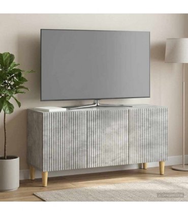 vidaXL TV Cabinet Concrete Grey 99 x 34.5 x 50 cm Engineered Wood
