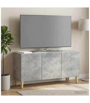 vidaXL TV Cabinet Concrete Grey 99 x 34.5 x 50 cm Engineered Wood