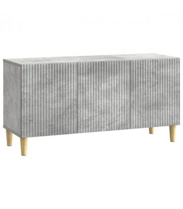 vidaXL TV Cabinet Concrete Grey 99 x 34.5 x 50 cm Engineered Wood