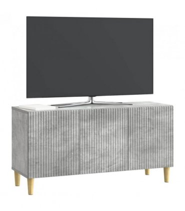 vidaXL TV Cabinet Concrete Grey 99 x 34.5 x 50 cm Engineered Wood