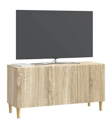 vidaXL TV Cabinet Sonoma Oak 99 x 34.5 x 50 cm Engineered Wood