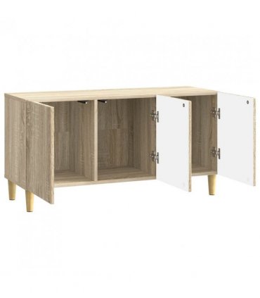 vidaXL TV Cabinet Sonoma Oak 99 x 34.5 x 50 cm Engineered Wood