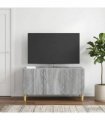 vidaXL TV Cabinet Grey Sonoma 99 x 34.5 x 50 cm Engineered Wood