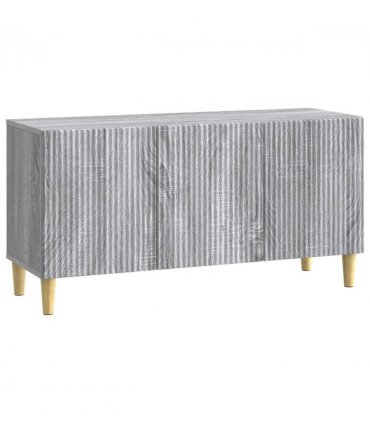 vidaXL TV Cabinet Grey Sonoma 99 x 34.5 x 50 cm Engineered Wood
