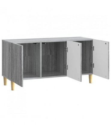 vidaXL TV Cabinet Grey Sonoma 99 x 34.5 x 50 cm Engineered Wood