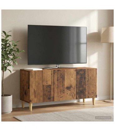vidaXL TV Cabinet Old Wood 99 x 34.5 x 50 cm Engineered Wood