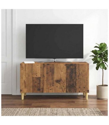vidaXL TV Cabinet Old Wood 99 x 34.5 x 50 cm Engineered Wood