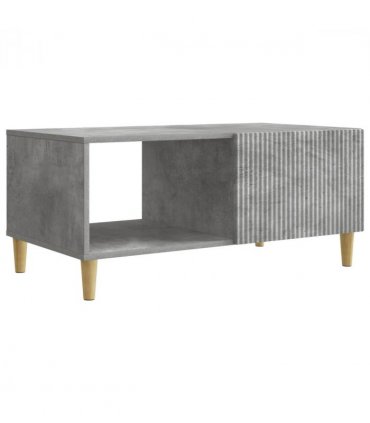 vidaXL Coffee Table Concrete Grey 90 x 50 x 40 cm Engineered Wood — V0672121122