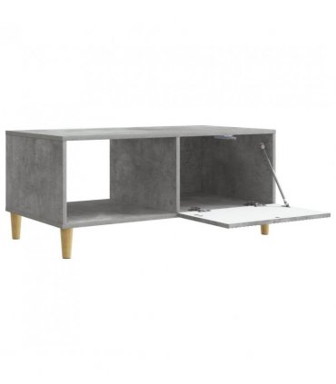 vidaXL Coffee Table Concrete Grey 90 x 50 x 40 cm Engineered Wood — V0672121122