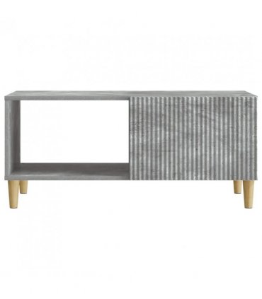 vidaXL Coffee Table Concrete Grey 90 x 50 x 40 cm Engineered Wood — V0672121122