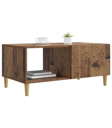 vidaXL Coffee Table Old Wood 90 x 50 x 40 cm Engineered Wood — V0672121124
