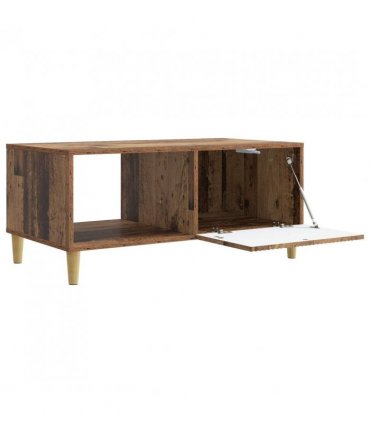 vidaXL Coffee Table Old Wood 90 x 50 x 40 cm Engineered Wood — V0672121124