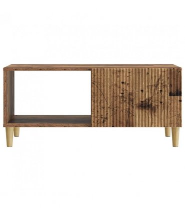 vidaXL Coffee Table Old Wood 90 x 50 x 40 cm Engineered Wood — V0672121124