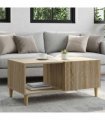 vidaXL Coffee Table Sonoma Oak 90 x 50 x 40 cm Engineered Wood — V0672121126