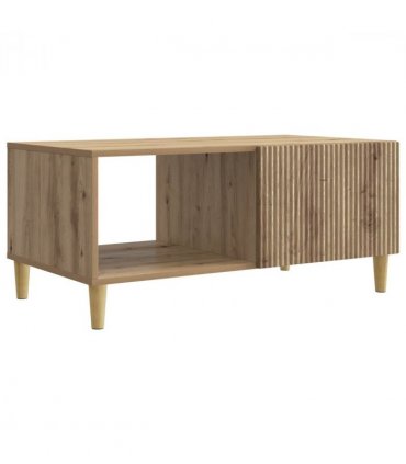 vidaXL Coffee Table Artisan Oak 90 x 50 x 40 cm Engineered Wood — V0672121127