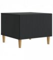 vidaXL Coffee Table with Drawer Black 49 x 50 x 40 cm Engineered Wood — V0672121128