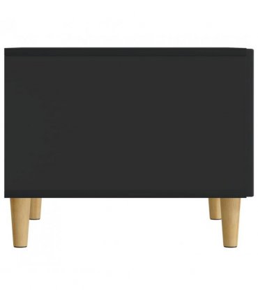 vidaXL Coffee Table with Drawer Black 49 x 50 x 40 cm Engineered Wood — V0672121128