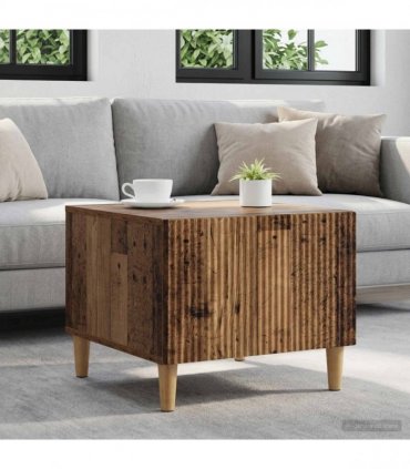 vidaXL Coffee Table Old Wood 49 x 50 x 40 cm Engineered Wood — V0672121130