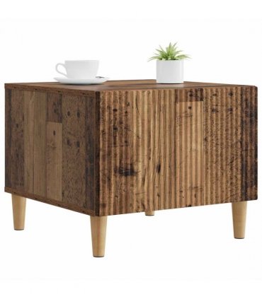 vidaXL Coffee Table Old Wood 49 x 50 x 40 cm Engineered Wood — V0672121130