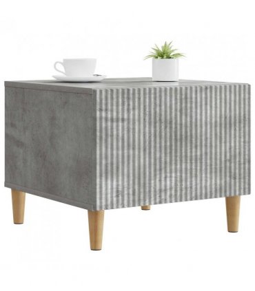 vidaXL Coffee Table Concrete Grey 49 x 50 x 40 cm Engineered Wood — V0672121131