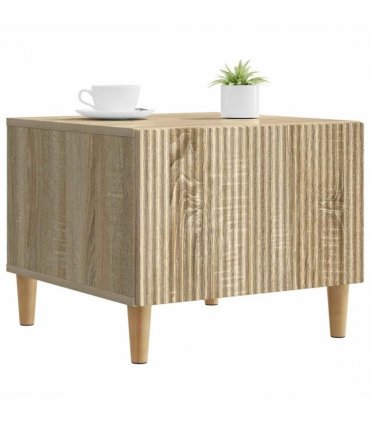 vidaXL Coffee Table Sonoma Oak 49 x 50 x 40 cm Engineered Wood — V0672121132