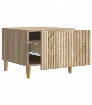 vidaXL Coffee Table Sonoma Oak 49 x 50 x 40 cm Engineered Wood — V0672121132