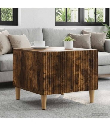 vidaXL Coffee Table Smoked Oak 49 x 50 x 40 cm Engineered Wood — V0672121133